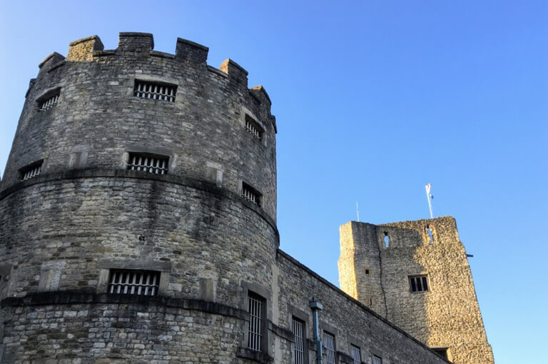 The round Debtors’ Tower of Oxford Prison