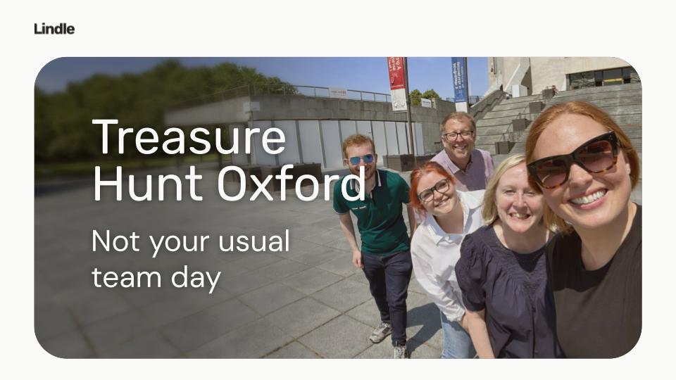 Treasure Hunt Oxford - not your usual team day